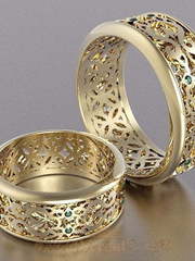 Обручальные кольца VGOK0099 из Желтое золото от Ювелирный Дом Версаль 1