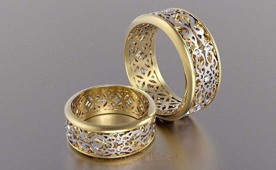 Обручальные кольца VGOK0099 из Желтое золото от Ювелирный Дом Версаль 2