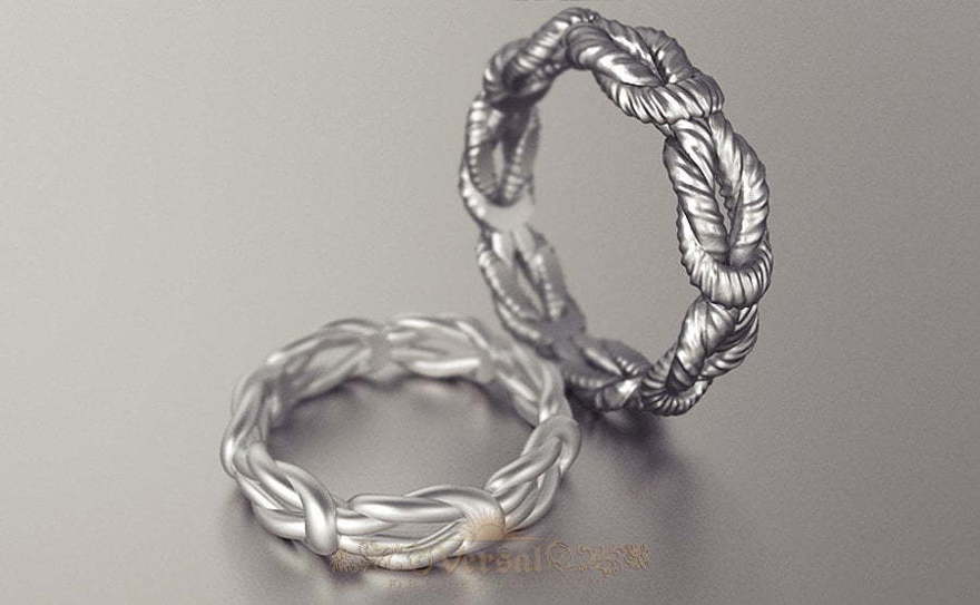 Обручальные кольца VGOK0180 из Белое золото, Платина от Ювелирный Дом Версаль 2