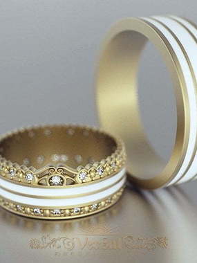 Обручальные кольца VGOK0132 из Желтое золото от Ювелирный Дом Версаль 2