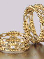 Обручальные кольца VGOK0183 из Желтое золото от Ювелирный Дом Версаль 2