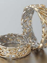 Обручальные кольца VGOK0175 из Комбинированные от Ювелирный Дом Версаль 2