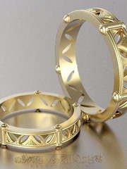 Обручальные кольца VGOK0198 из Желтое золото от Ювелирный Дом Версаль 2