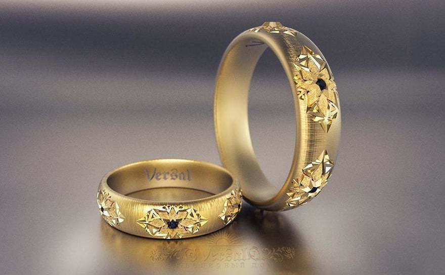 Обручальные кольца VGOK0168 из Желтое золото от Ювелирный Дом Версаль 1