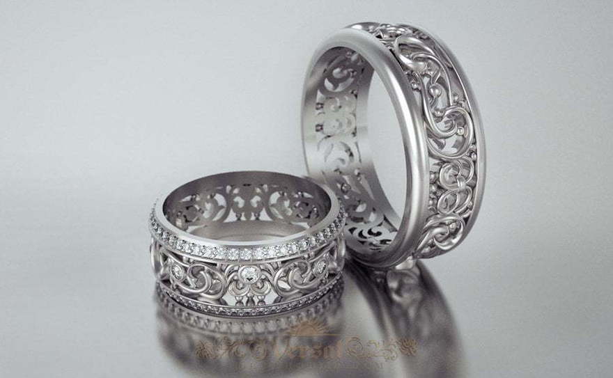 Обручальные кольца VGOK0157 из Белое золото от Ювелирный Дом Версаль 1