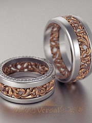 Обручальные кольца VGOK0114 из Комбинированные от Ювелирный Дом Версаль 2