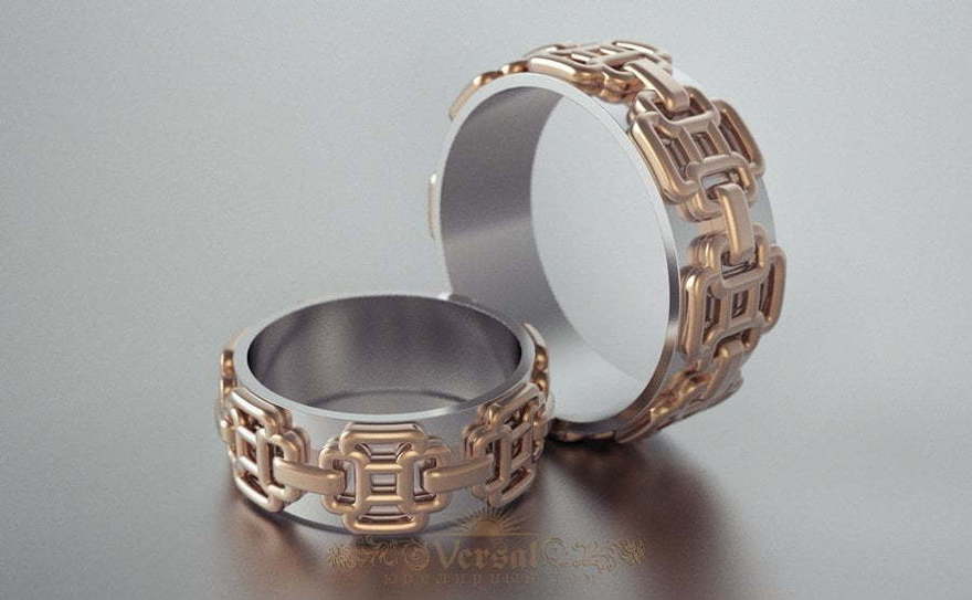Обручальные кольца VGOK0173 из Комбинированные от Ювелирный Дом Версаль 2
