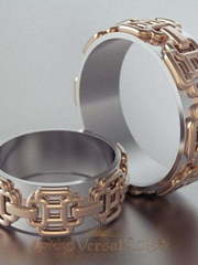 Обручальные кольца VGOK0173 из Комбинированные от Ювелирный Дом Версаль 2