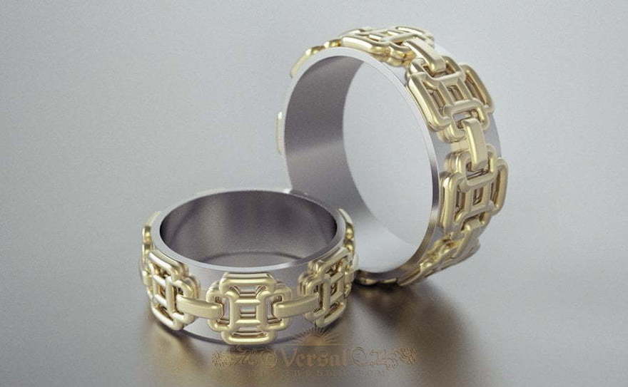Обручальные кольца VGOK0173 из Комбинированные от Ювелирный Дом Версаль 4
