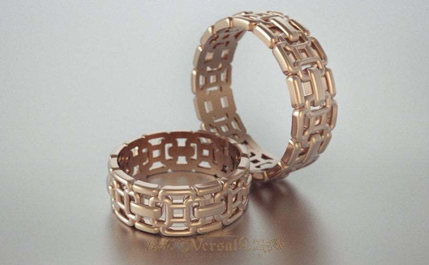 Обручальные кольца VGOK0172 из Розовое (красное) золото от Ювелирный Дом Версаль 2