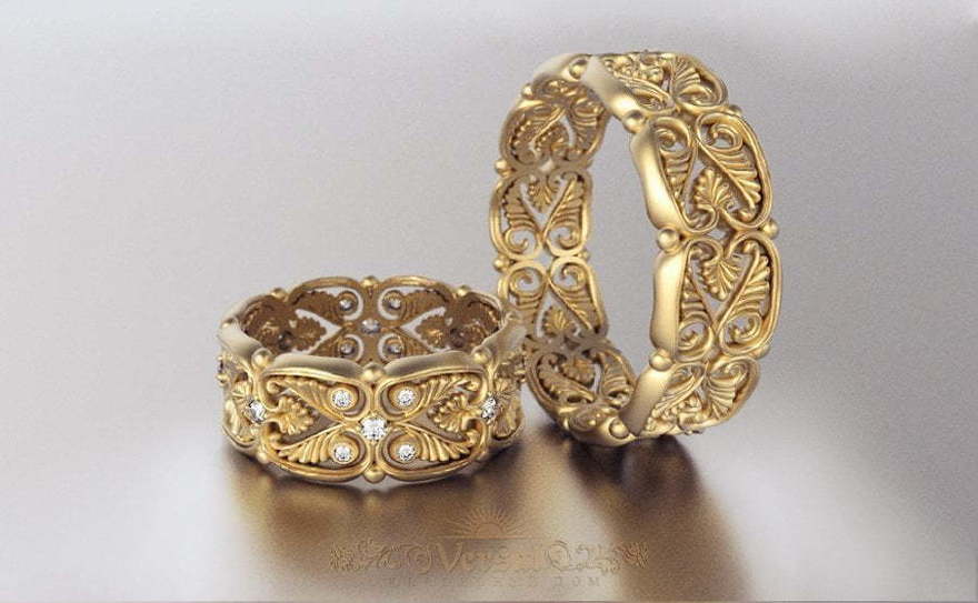 Обручальные кольца VGOK0152 из Желтое золото от Ювелирный Дом Версаль 1
