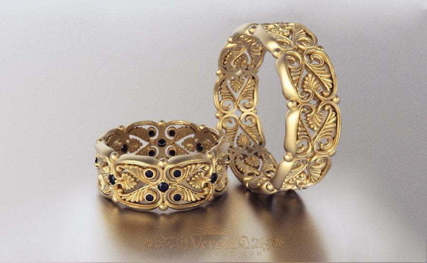Обручальные кольца VGOK0152 из Желтое золото от Ювелирный Дом Версаль 2