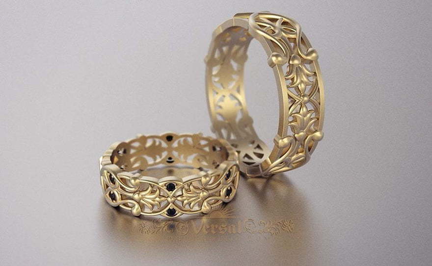 Обручальные кольца VGOK0167 из Желтое золото от Ювелирный Дом Версаль 2