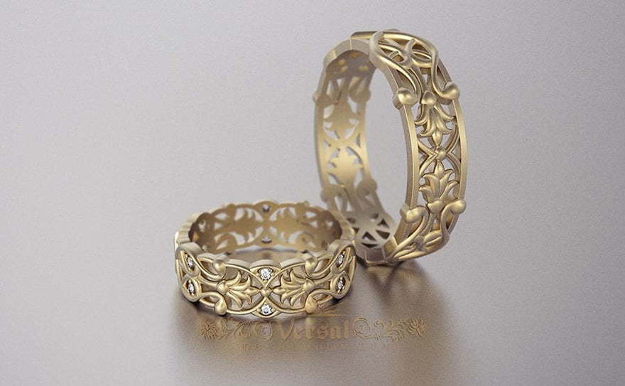 Обручальные кольца VGOK0167 из Желтое золото от Ювелирный Дом Версаль 3