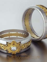 Обручальные кольца VGOK0085 из Комбинированные от Ювелирный Дом Версаль 1