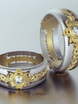 Обручальные кольца VGOK0085 из Комбинированные от Ювелирный Дом Версаль 4
