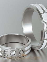 Обручальные кольца VGOK0143 из Белое золото, Платина от Ювелирный Дом Версаль 2