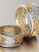 Обручальные кольца VGOK0120 из Комбинированные от Ювелирный Дом Версаль 1