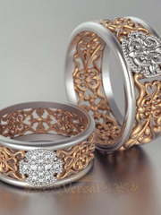 Обручальные кольца VGOK0120 из Комбинированные от Ювелирный Дом Версаль 2