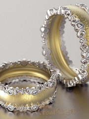 Обручальные кольца VGOK0088 из Комбинированные от Ювелирный Дом Версаль 1