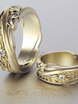 Обручальные кольца VGOK0102 из Желтое золото, Комбинированные от Ювелирный Дом Версаль 1