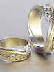 Обручальные кольца VGOK0102 из Желтое золото, Комбинированные от Ювелирный Дом Версаль 2