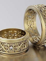 Обручальные кольца VGOK0164 из Желтое золото от Ювелирный Дом Версаль 1