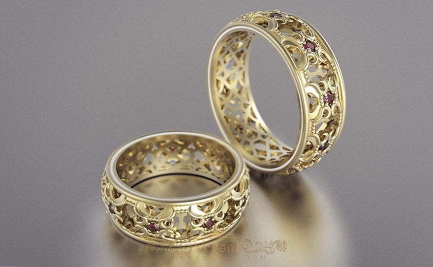 Обручальные кольца VGOK0119 из Желтое золото от Ювелирный Дом Версаль 1
