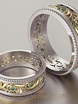 Обручальные кольца VGOK0124 из Комбинированные от Ювелирный Дом Версаль 4