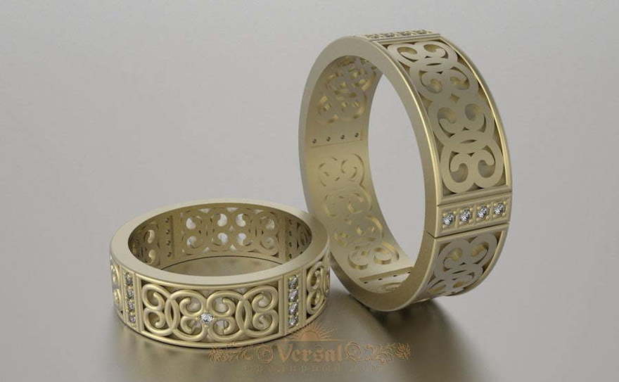 Обручальные кольца VGOK0179 из Желтое золото от Ювелирный Дом Версаль 1