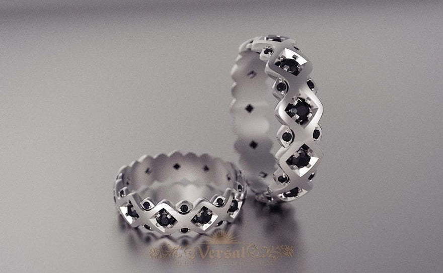 Обручальные кольца VGOK0010 из Белое золото, Платина от Ювелирный Дом Версаль 2