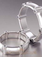 Обручальные кольца VGOK0058 из Белое золото, Платина от Ювелирный Дом Версаль 1