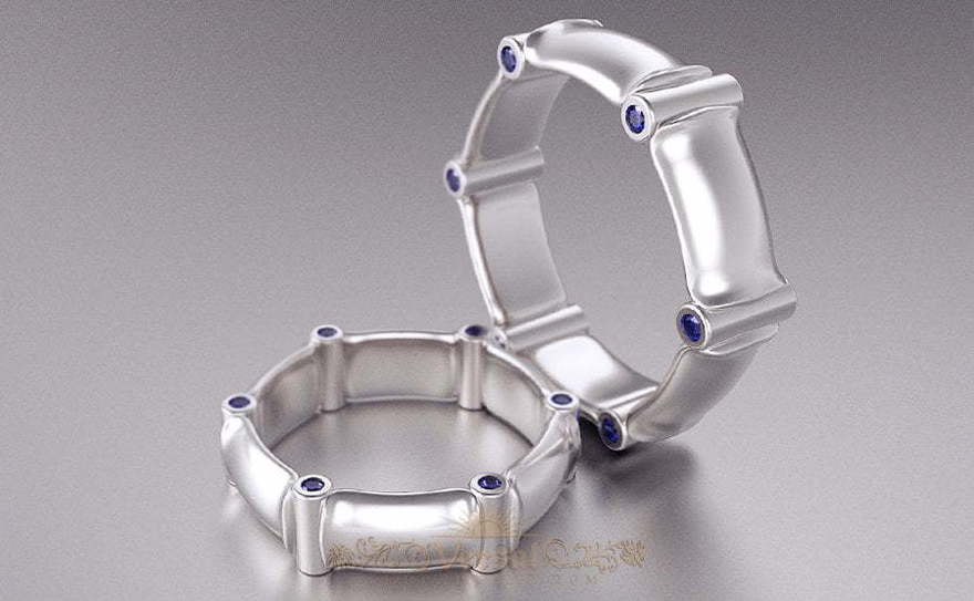 Обручальные кольца VGOK0058 из Белое золото, Платина от Ювелирный Дом Версаль 2