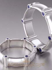 Обручальные кольца VGOK0058 из Белое золото, Платина от Ювелирный Дом Версаль 2