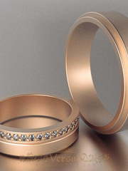 Обручальные кольца VGOK0145 из Розовое (красное) золото от Ювелирный Дом Версаль 1