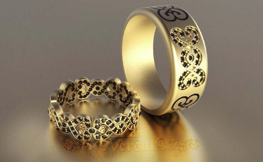 Обручальные кольца VGOK0137 из Желтое золото от Ювелирный Дом Версаль 2