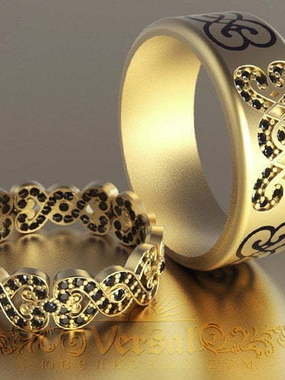 Обручальные кольца VGOK0137 из Желтое золото от Ювелирный Дом Версаль 2