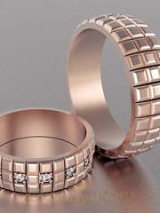 Обручальные кольца VGOK0147 из Розовое (красное) золото от Ювелирный Дом Версаль 1