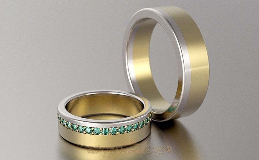 Обручальные кольца VGOK0107 из Комбинированные от Ювелирный Дом Версаль 4