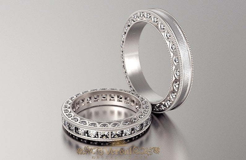Обручальные кольца VGOK0063 из Белое золото, Платина от Ювелирный Дом Версаль 1