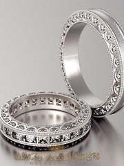 Обручальные кольца VGOK0063 из Белое золото, Платина от Ювелирный Дом Версаль 1