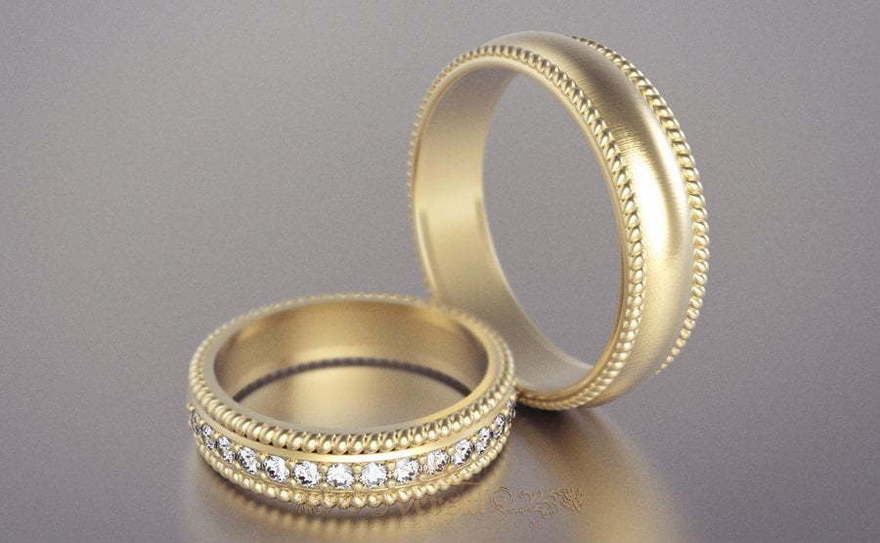 Обручальные кольца VGOK0113 из Желтое золото от Ювелирный Дом Версаль 1