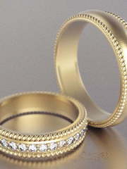 Обручальные кольца VGOK0113 из Желтое золото от Ювелирный Дом Версаль 1