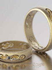 Обручальные кольца VGOK0138 из Желтое золото от Ювелирный Дом Версаль 1