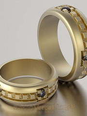 Обручальные кольца VGOK0072 из Желтое золото от Ювелирный Дом Версаль 1