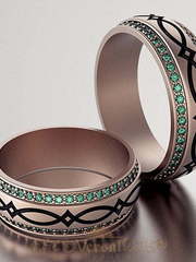 Обручальные кольца VGOK0006 из Розовое (красное) золото от Ювелирный Дом Версаль 1