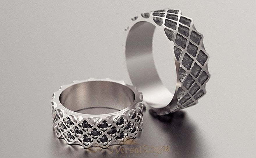 Обручальные кольца VGOK0116 из Белое золото, Платина от Ювелирный Дом Версаль 2