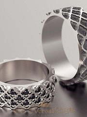 Обручальные кольца VGOK0116 из Белое золото, Платина от Ювелирный Дом Версаль 2