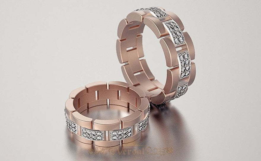 Обручальные кольца VGOK0028 из Розовое (красное) золото от Ювелирный Дом Версаль 2