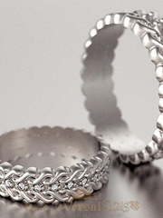 Обручальные кольца VGOK0131 из Белое золото, Платина от Ювелирный Дом Версаль 1